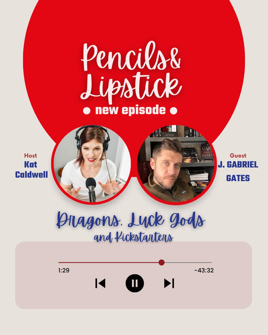 J.G. Gates on the Pencils and Lipstick Podcast